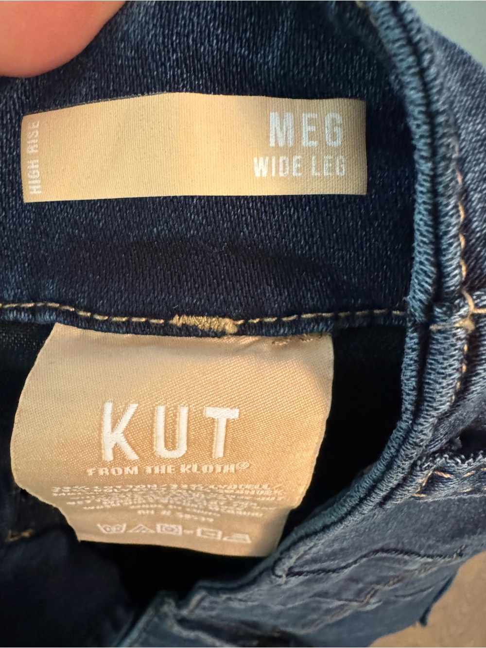 Kut from the Kloth Wide-Leg Jeans - Size 8 - Picture 3 of 5